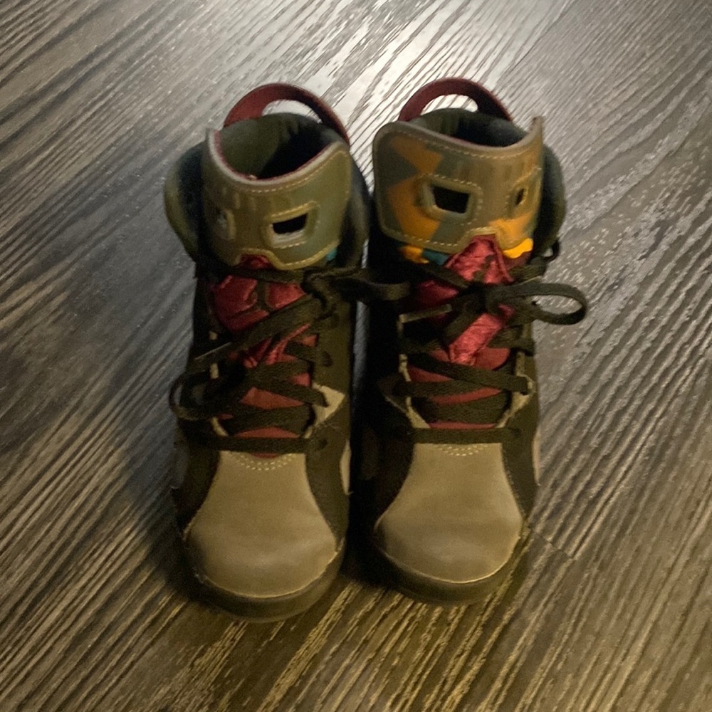 🍍 Nike Air Jordan 7 Retro Bordeaux Size 1.5Y🍍H-3
